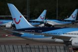 Aviones de la aerolínea TUI.